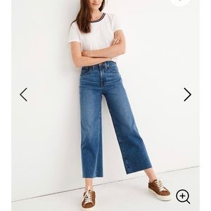 NWOT Madewell Wide Leg Jeans